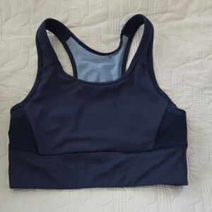 Navy Blue Sports Bra for Women